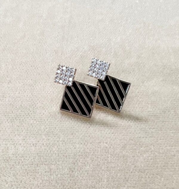 Stainless steel  small Rose gold Polished Earrings