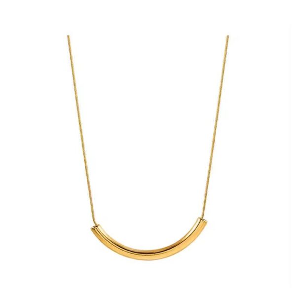 Anti Tarnish Stainless Steel  U Shape necklace
