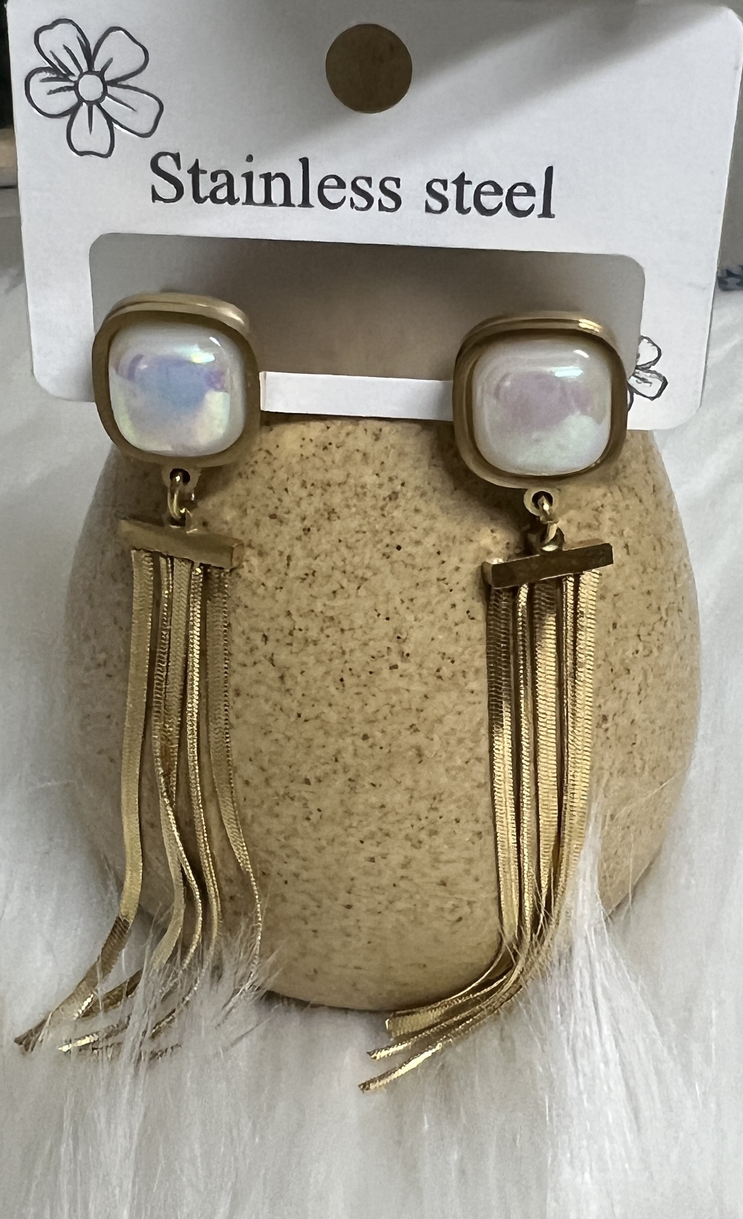 Anti tarnish Gold Plated Earrings