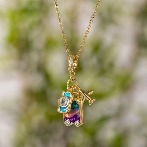 Travel Charms Vacation Pendant Neckpiece