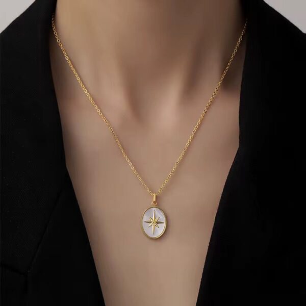 Gold Plated North Star Necklace