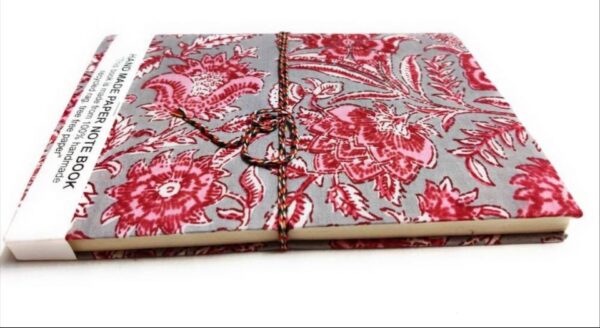 Handmade eco friendly block print journal