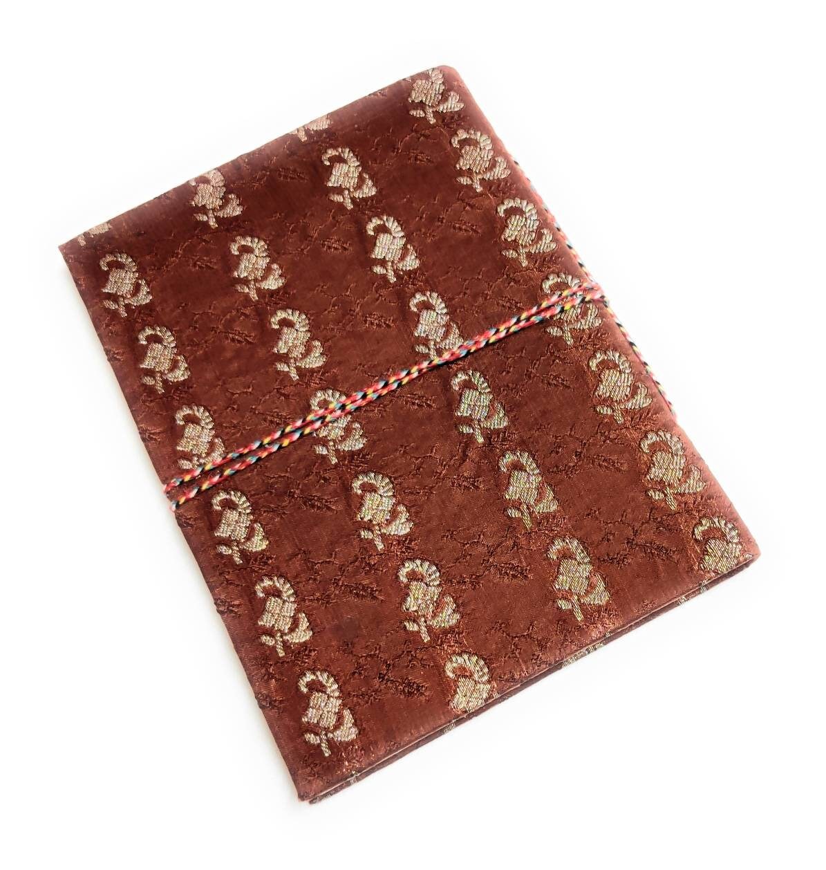 Handmade Sari Journal - Fabric Journal - Handbound Notebook or Diary
