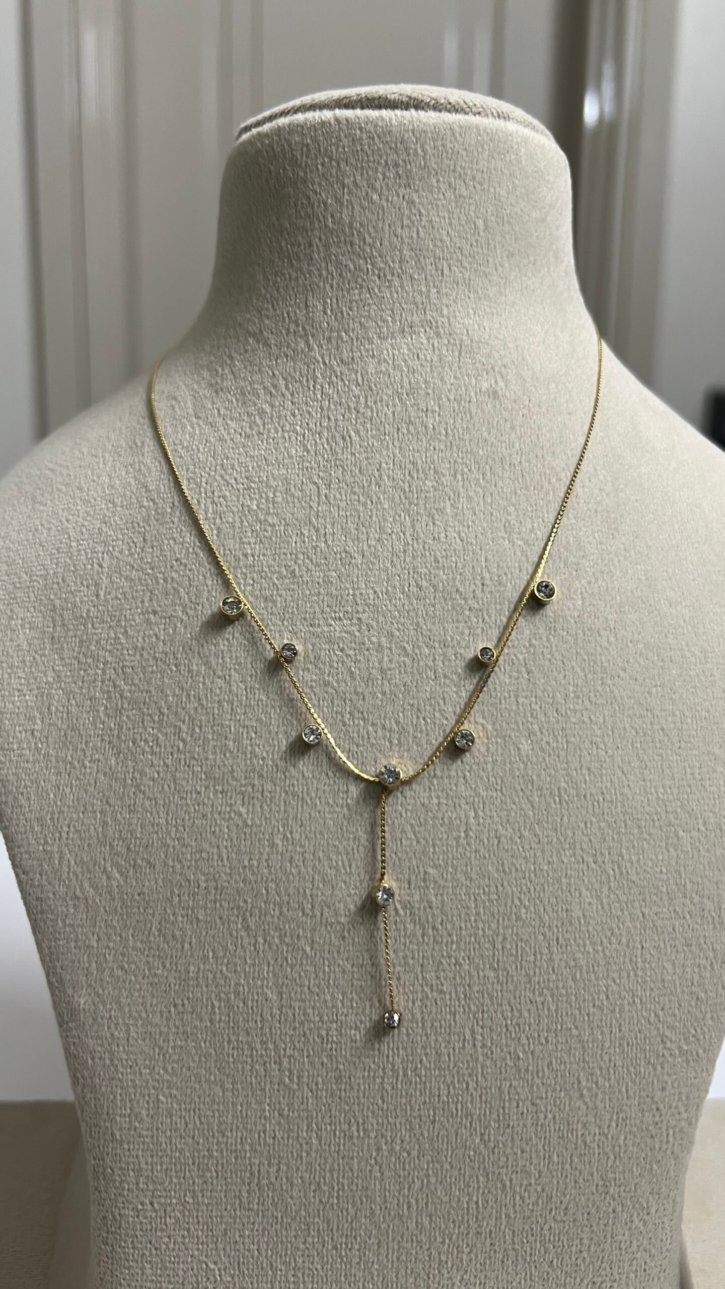 Dainty anti tarnish stainless steel necklace