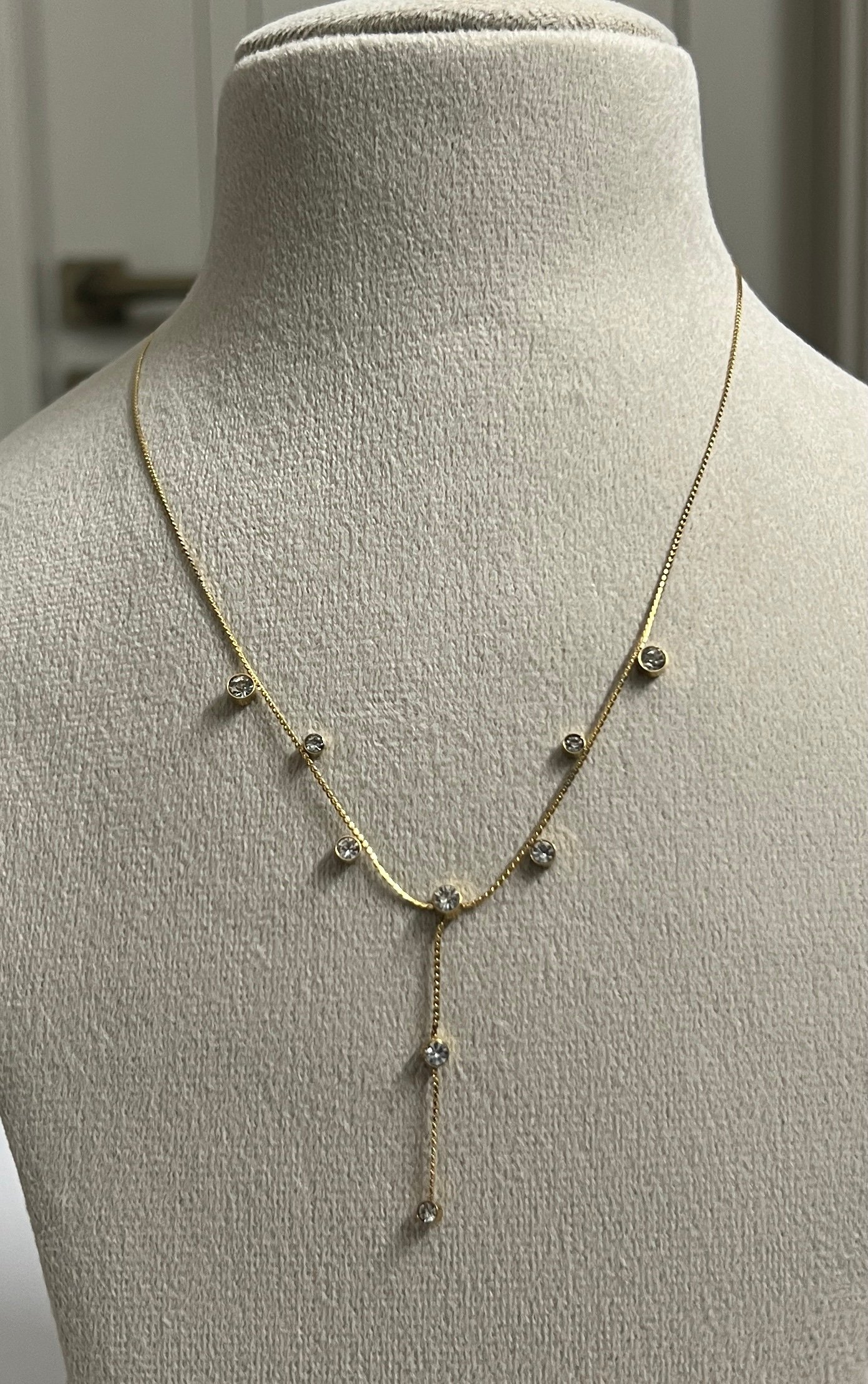 Dainty anti tarnish stainless steel necklace