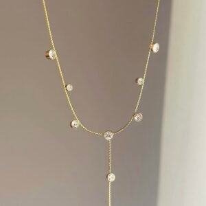 Dainty anti tarnish stainless steel necklace